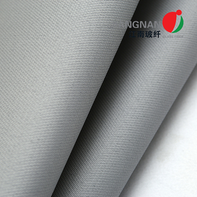 3732溶接毛布のための0.45mm灰色PUの上塗を施してあるガラス繊維の生地の布